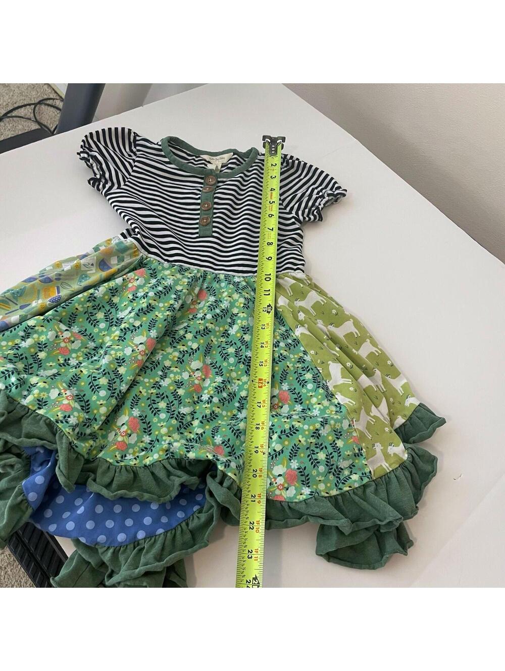 Matilda Jane x Joanna Gaines Farmland Frolic Twirling Dress Girls Size 6 - Picture 8 of 8